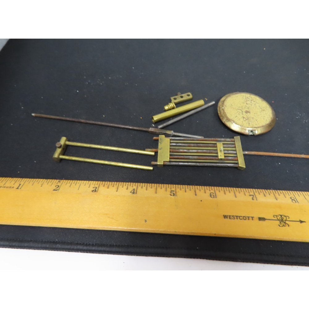 Mantle Wall Clock PARTS AS SHOWN For Repair part Pendulum